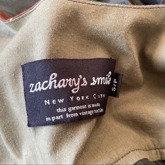 Anthropologie Zachary’s Smile NYC Green Tartan Plaid Top - Picture 5 of 6